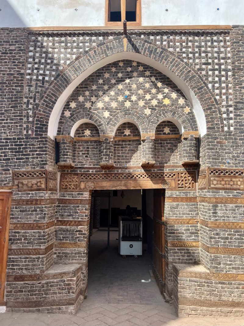 Mudbrick arch